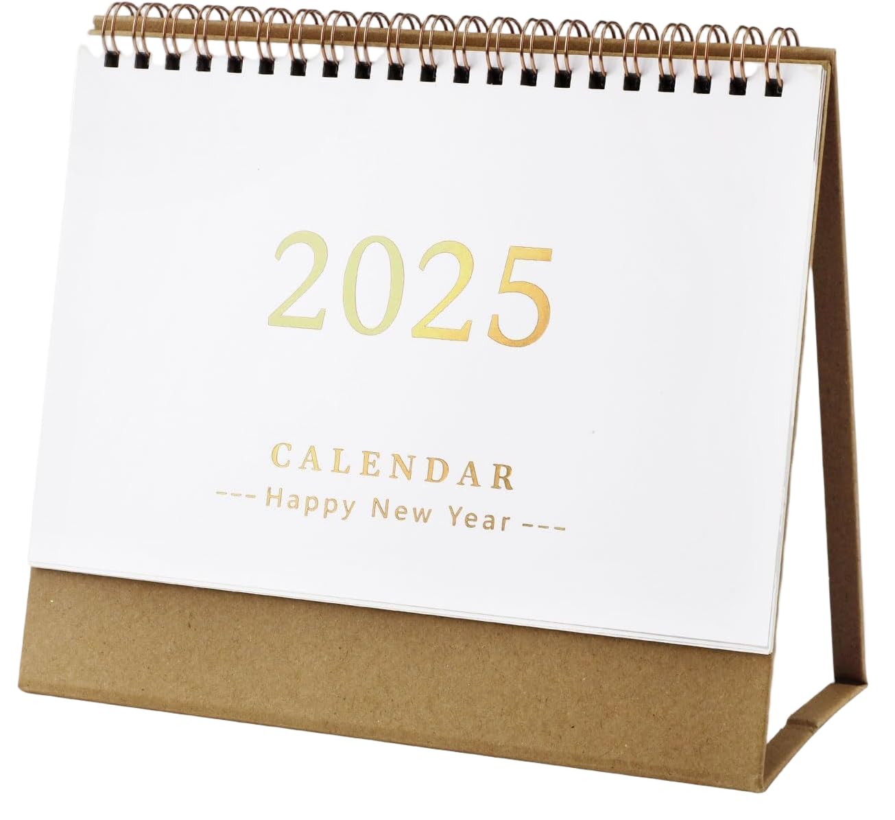 AOKWAWALIY 2026 Desk Calendar Standing Flip Desktop Calendar Stand up Desk Calendar 7.4x6.4 Inch with Twin-Wire Binding