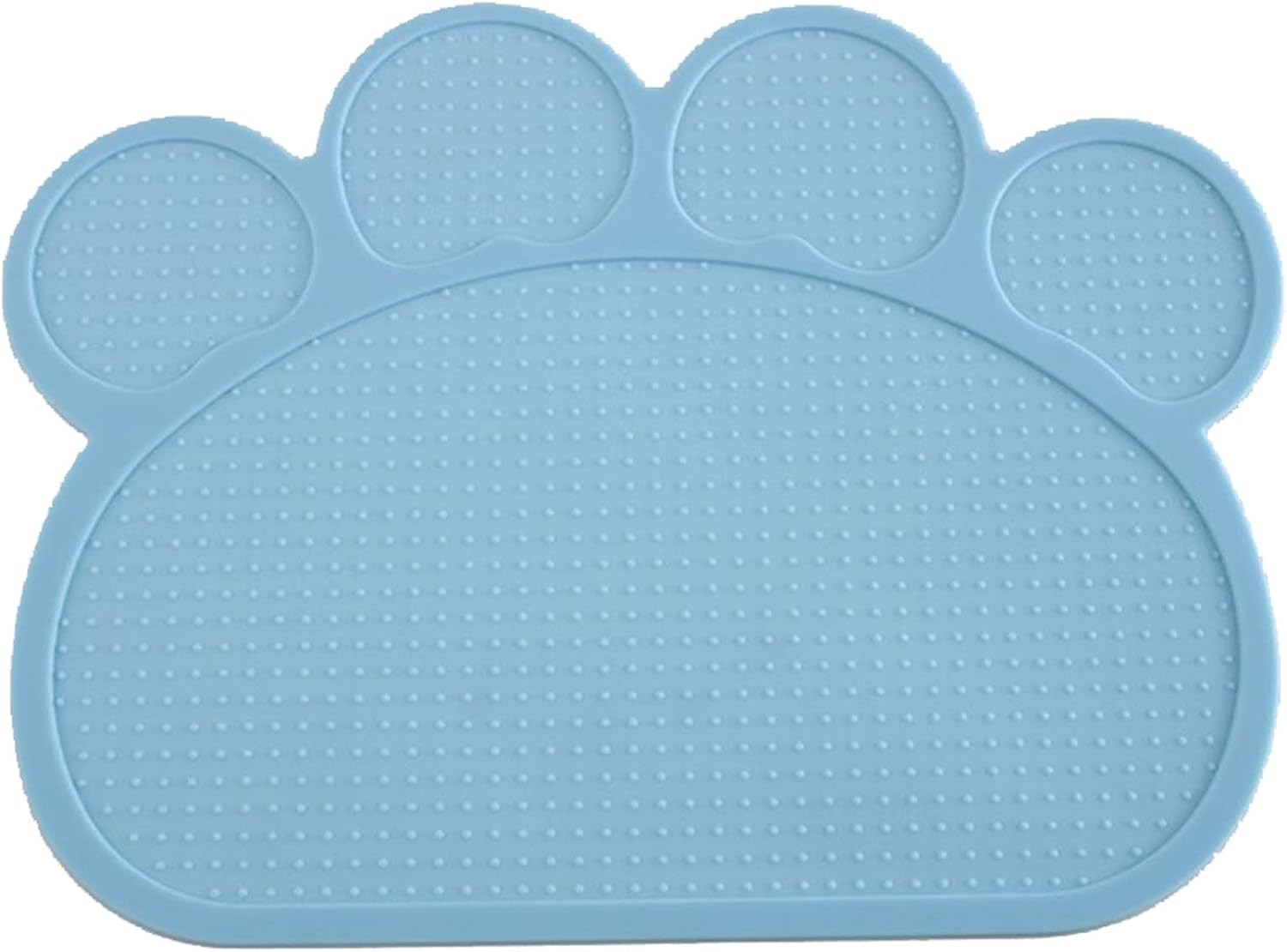 Dog Feeding Mats Non-Slip Waterproof Pet Mat for Dog Cat Silicone Food Pad Bowl Drinking Placemat Easy Washing Supplies(Green)