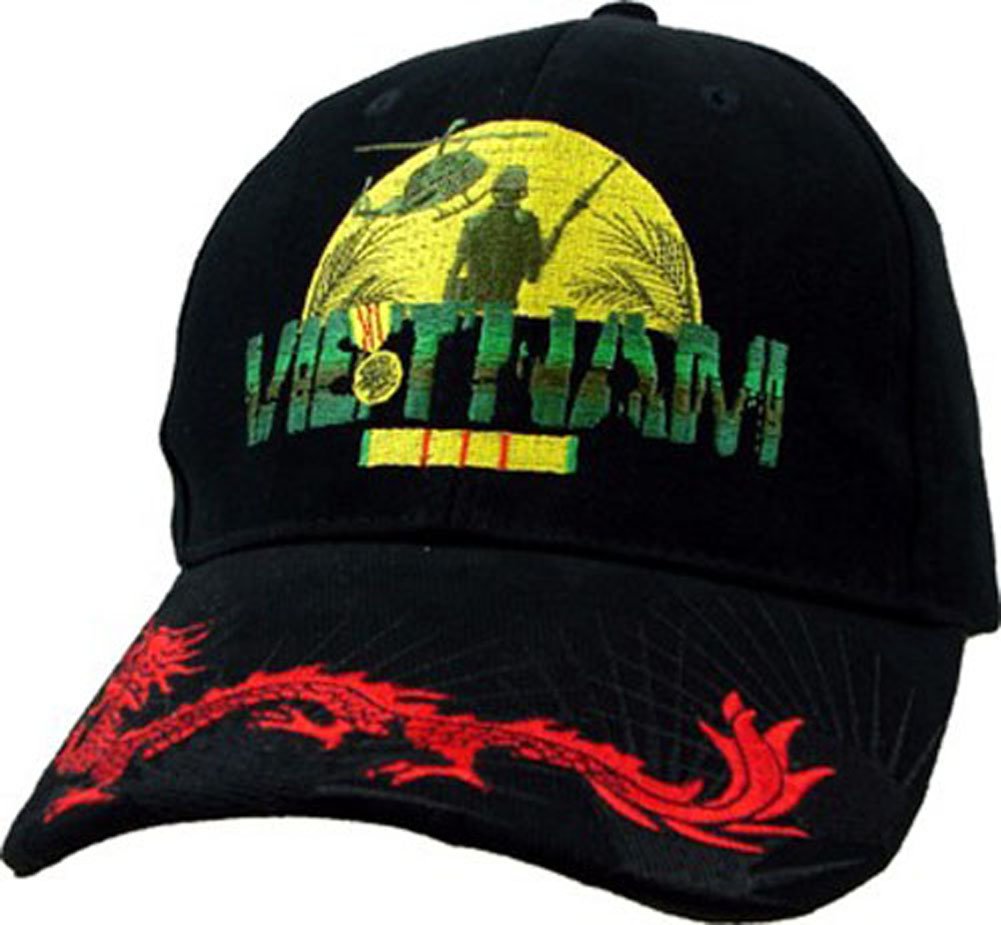 Eagle CrestVietnam Veteran w/ Dragon Low Profile Cap - Ships in 24 Hours
