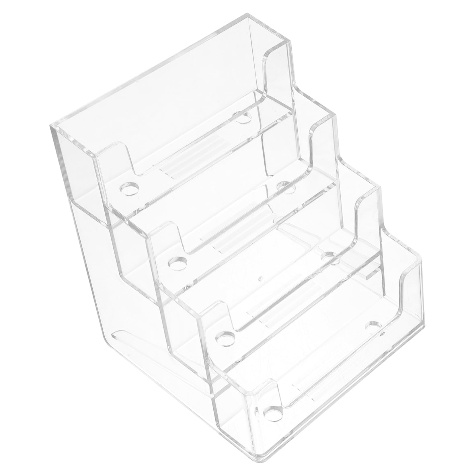 Artibetter 4 Pezzi Scatola per Carte Visita Organizer Ufficio Compatto Resistente Carte per Scrivania Design Elegante per Ufficio e Casa