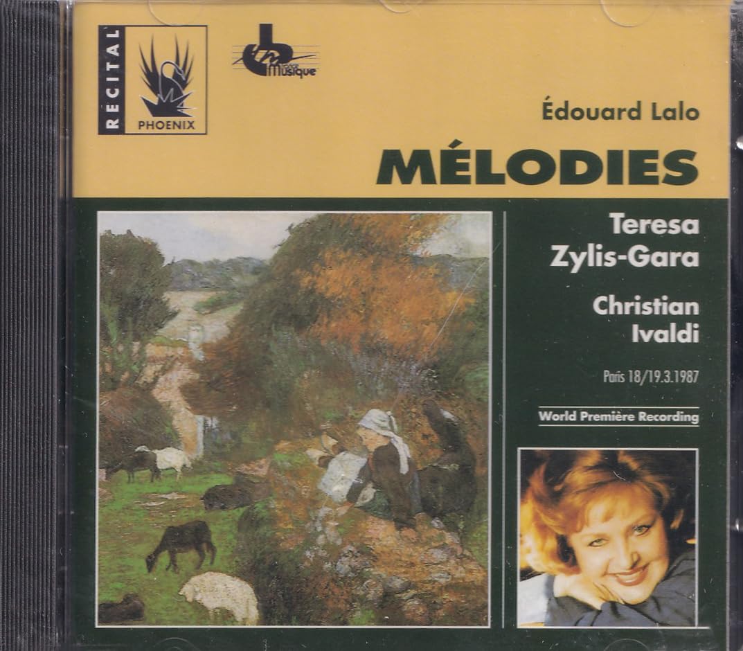 Lalo 25 Asstd. Songs. (Teresa Zylis-Gara Soprano W.Christian Ivaldi Piano. Total Time: 70'12 [Audio CD] VARIOUS ARTISTS
