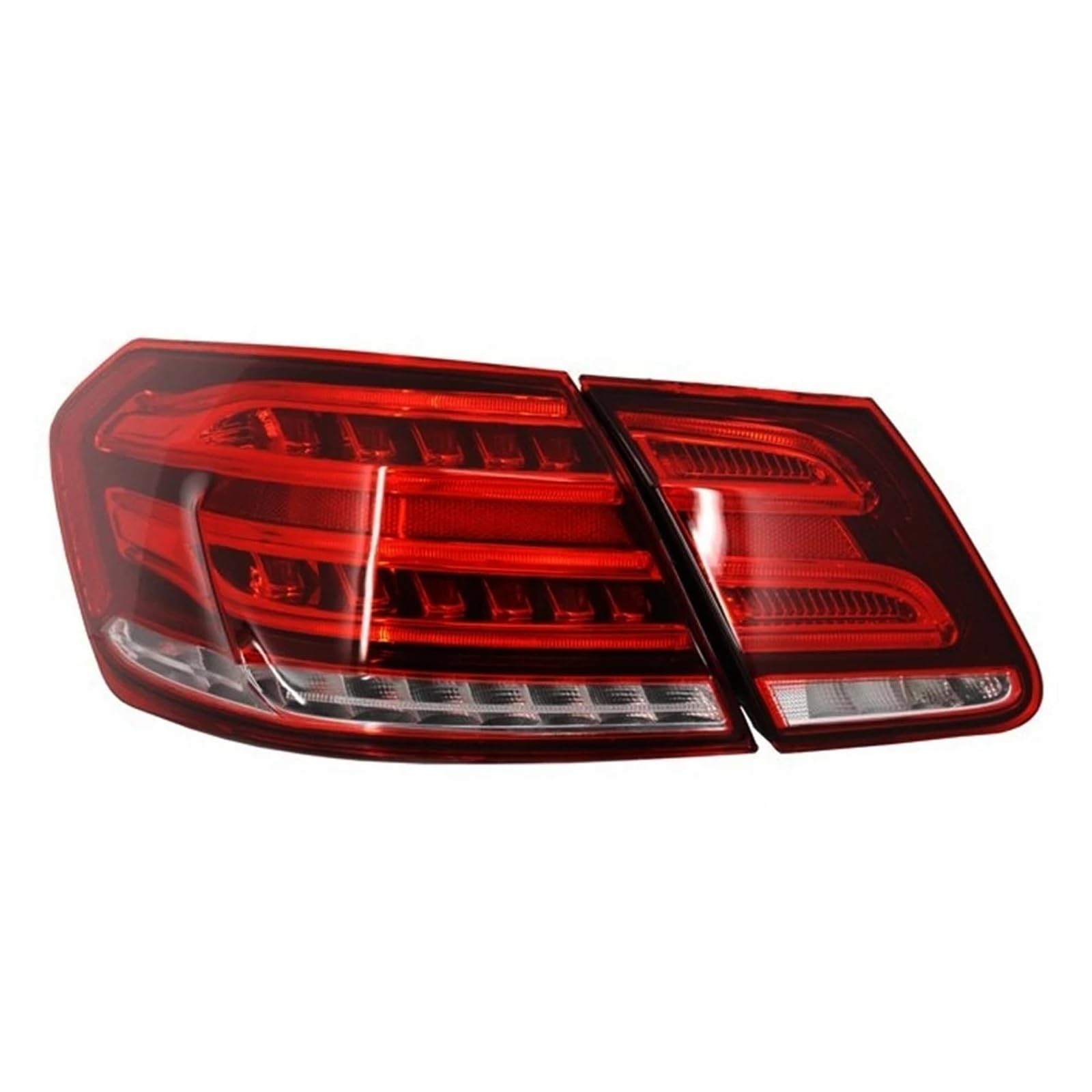 1 Pair Rear Tail Lights Compatible with Mercedes-Benz E-Class W212 2014–2016, E350 E300 E250 E63 Brake Lamp(Left-2PC)