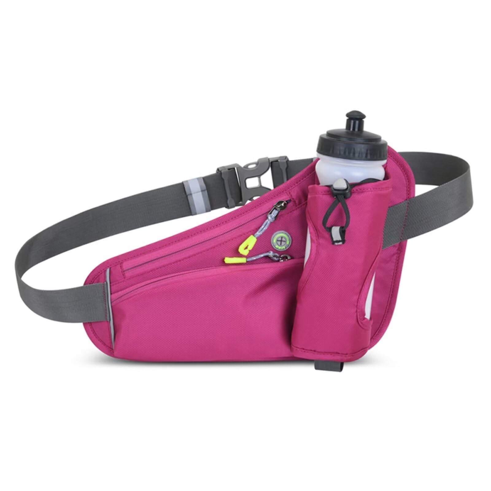 ROSSRORE Ultra-Light Low-Profile Running Bumbags and Fanny Pack with Water Bottle Holder | Walking Accessories for Women | Fits Running Cycling Dog Walking | Storage for Phone Keys