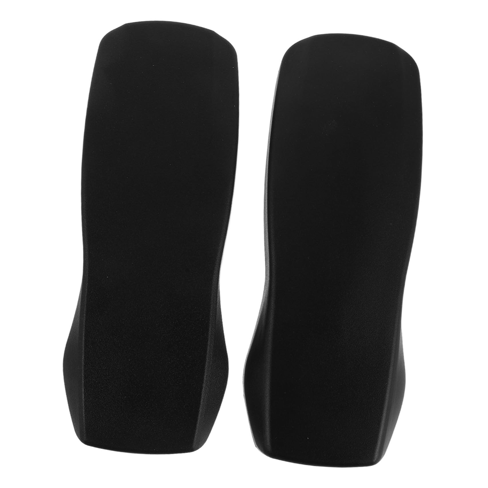 VILLCASE Reposabrazos de Repuesto Almohadillas para Reposabrazos de Silla 2 Piezas Negro 4 de Distancia Entre Orificios Superficie de PU Suave Acolchado para Sillas de Oficina y Gaming