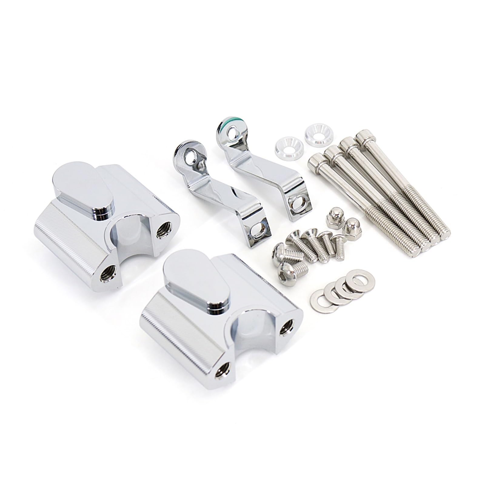 Klassisches Aluminium-Motorradzubehör, Lenkererhöhung, Lenkerklemmadapter für R18-Lenkererhöhungen Ersatzteile