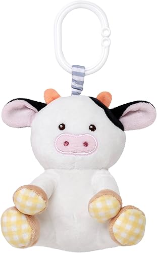 Miniatura 9 de Baby Starters Magic Years - Carillón de oso de Halloween con función de vibración y gancho de viaje, calabaza naranja, 9 pulgadas