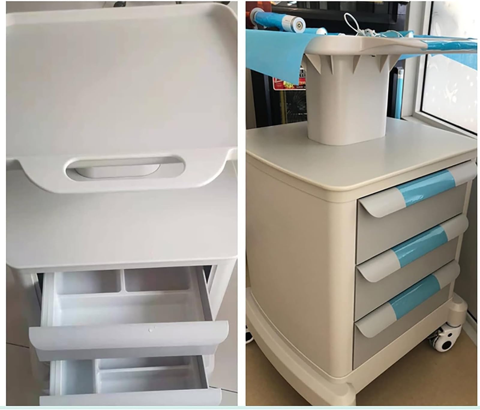 Carrello medico mobile con ruote