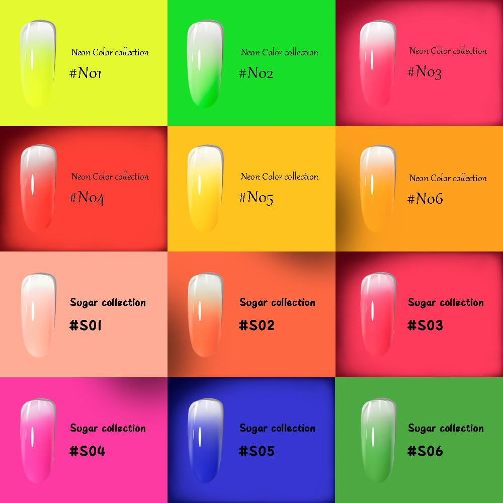 FAVAI 24 Farben UV Gel Nagellack Airbrush – Babyboomer Nägel, French Maniküre, Ombré Effekt, Airbrush Gel für Nägel, Nagel Deko – HOT-24 Kollektion 24X10ml