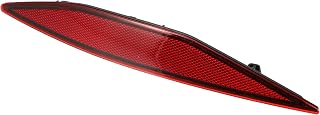 X AUTOHAUX 1Pcs Rear Right Bumper Reflector Light Cover 5G0945106 for Volkswagen Golf 1.8L M/T S Hatchback 2015 Red