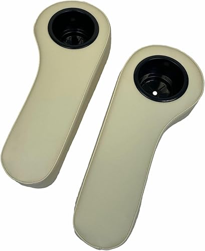 Miniatura 1 de Cojín para reposabrazos de asiento trasero para carrito de golf con portavasos (juego de 2) (blanco)