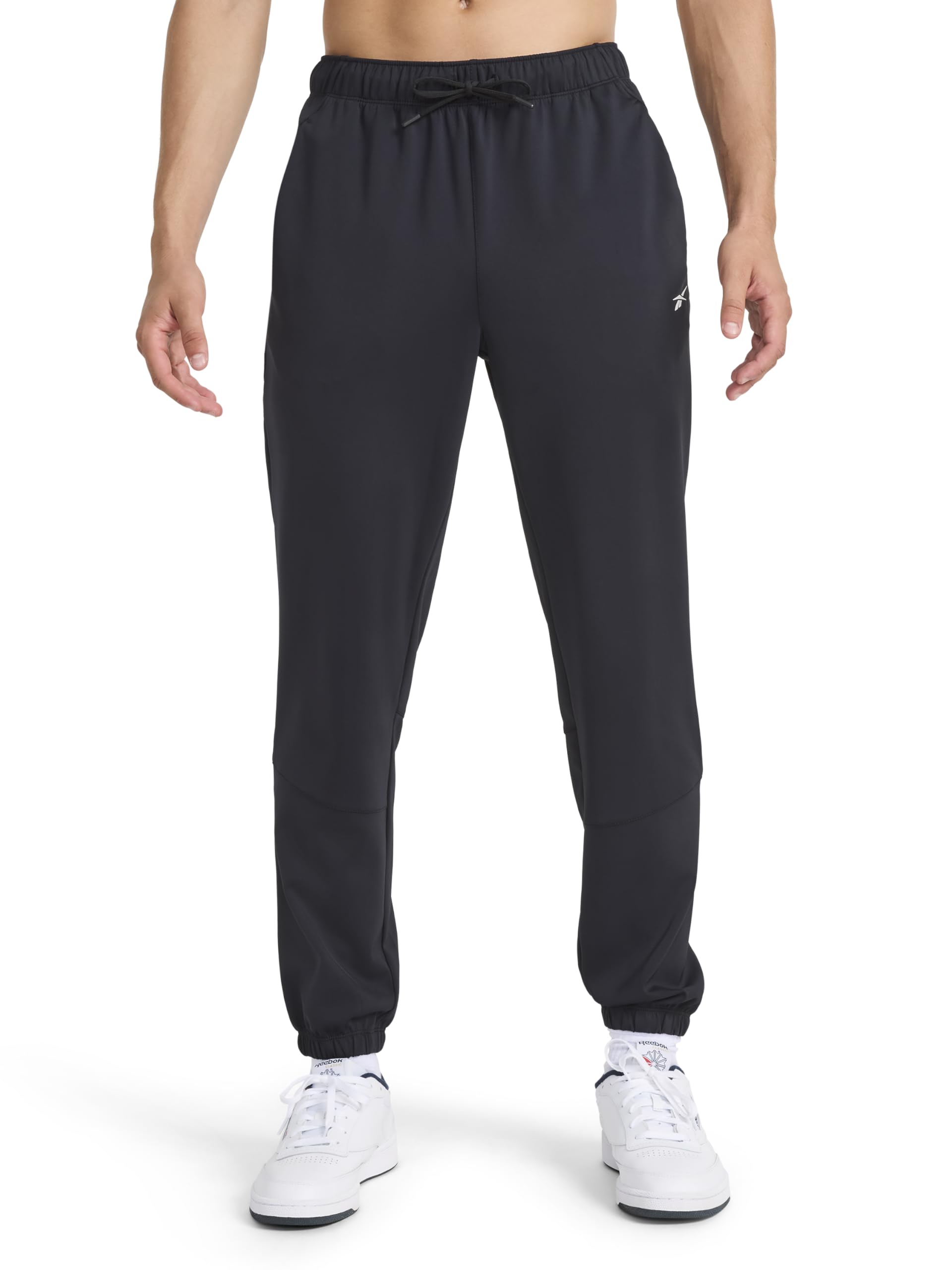 Reebok Mens Velocity Pant Standard Fit 31 Inseam Lightweight Stretch Air Weave Scuba Fabric