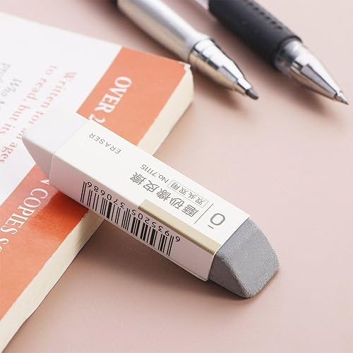 Miniatura 8 de Borrador esmerilado, 5 unidades de borrador mate de arena, pluma estilográfica, bolígrafo de tinta, borrador de papelería, herramientas de