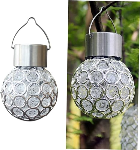 Miniatura 3 de CAXUSD 4 unids Lampara Solar para Exterior Luces Solares para Exterior Decoración al Aire Libre Luz Solar al Aire Libre Lámpara Colgante Solar