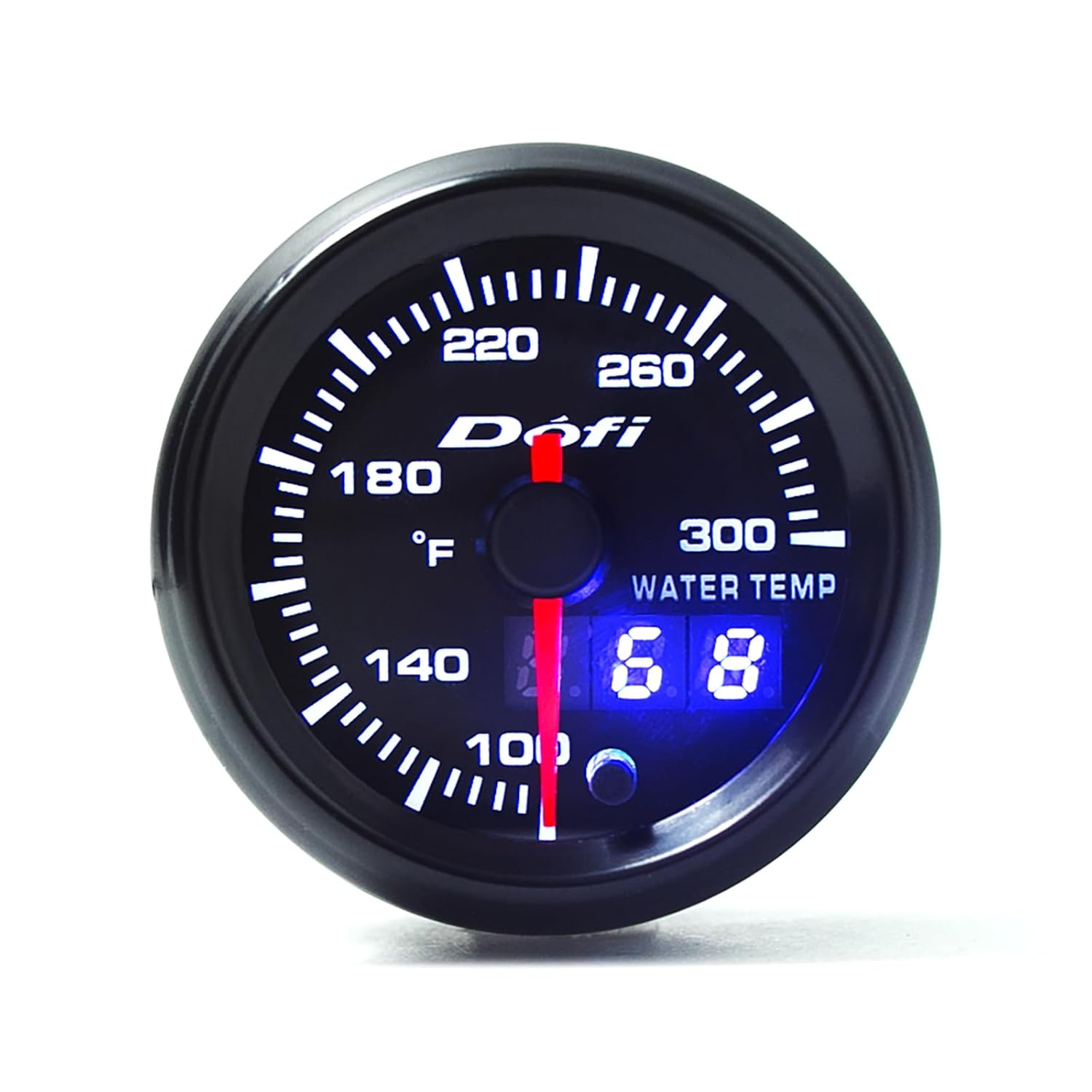 Water Temperature Gauge Dual Display 7 Color 12V 2inches 52mm