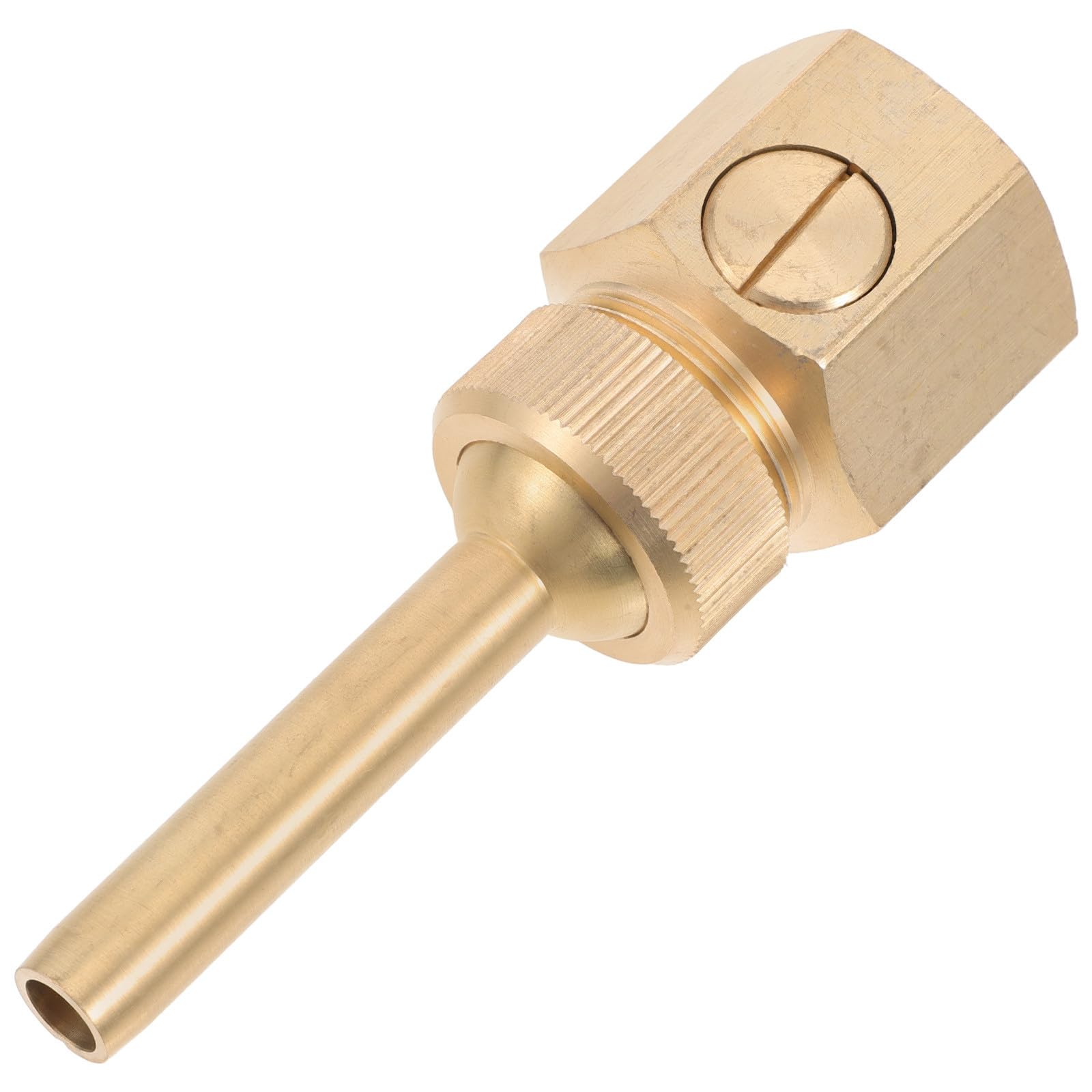 HOMOCONO Copper Fountain Nozzle with Valve 1-inch Brass Laminar Flow Nozzle for Garden Pond Water Feature Outdoor Fountain Spray Head