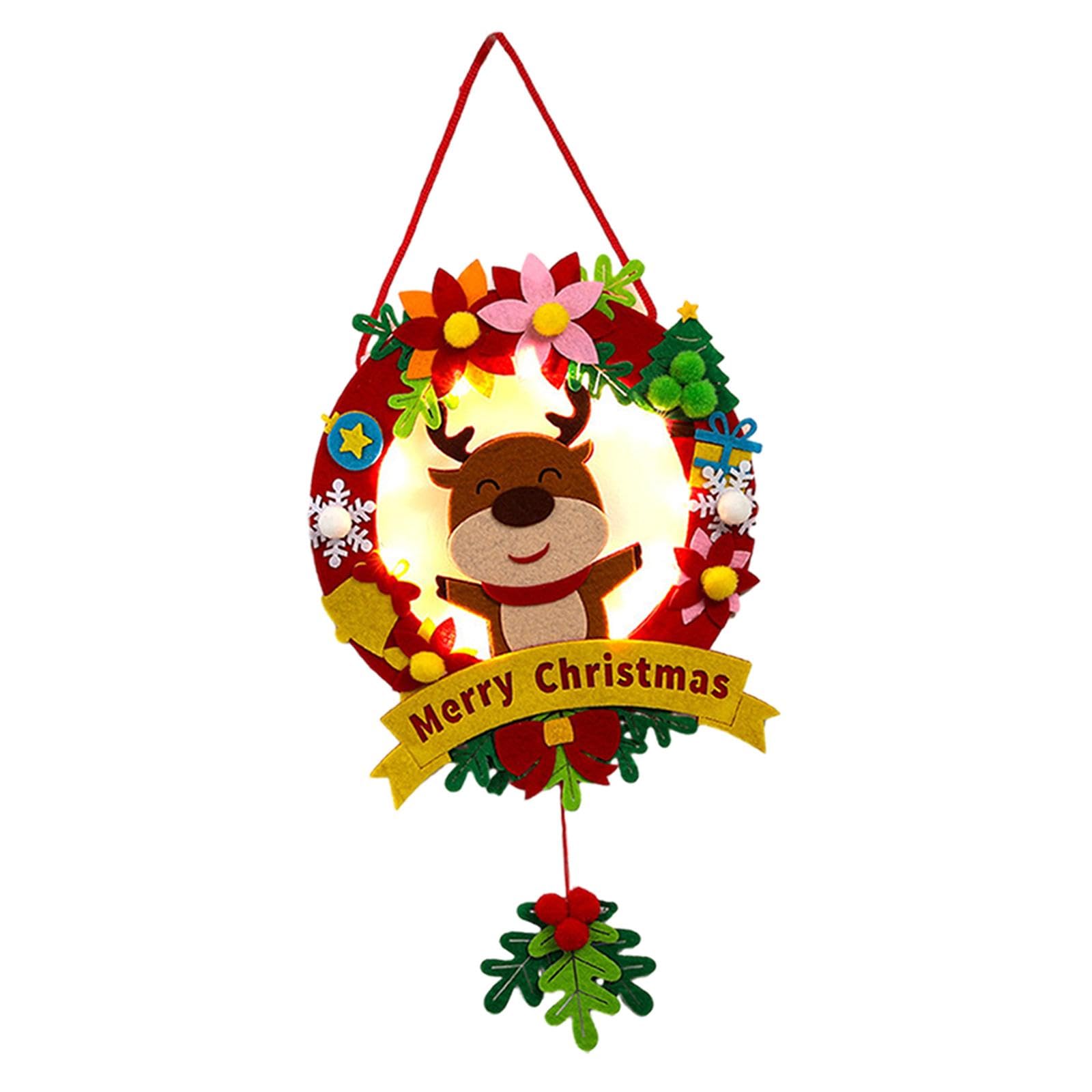 F Fityle 4x Guirlande de Fête, Décoration pour Entrée, Couronne de Noël Artificielle pour Ornements Divers