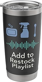 CleanTok Fan Oddly Satisfying ASMR Cleaning Aesthetic Gift Stainless Steel Insulated Tumbler