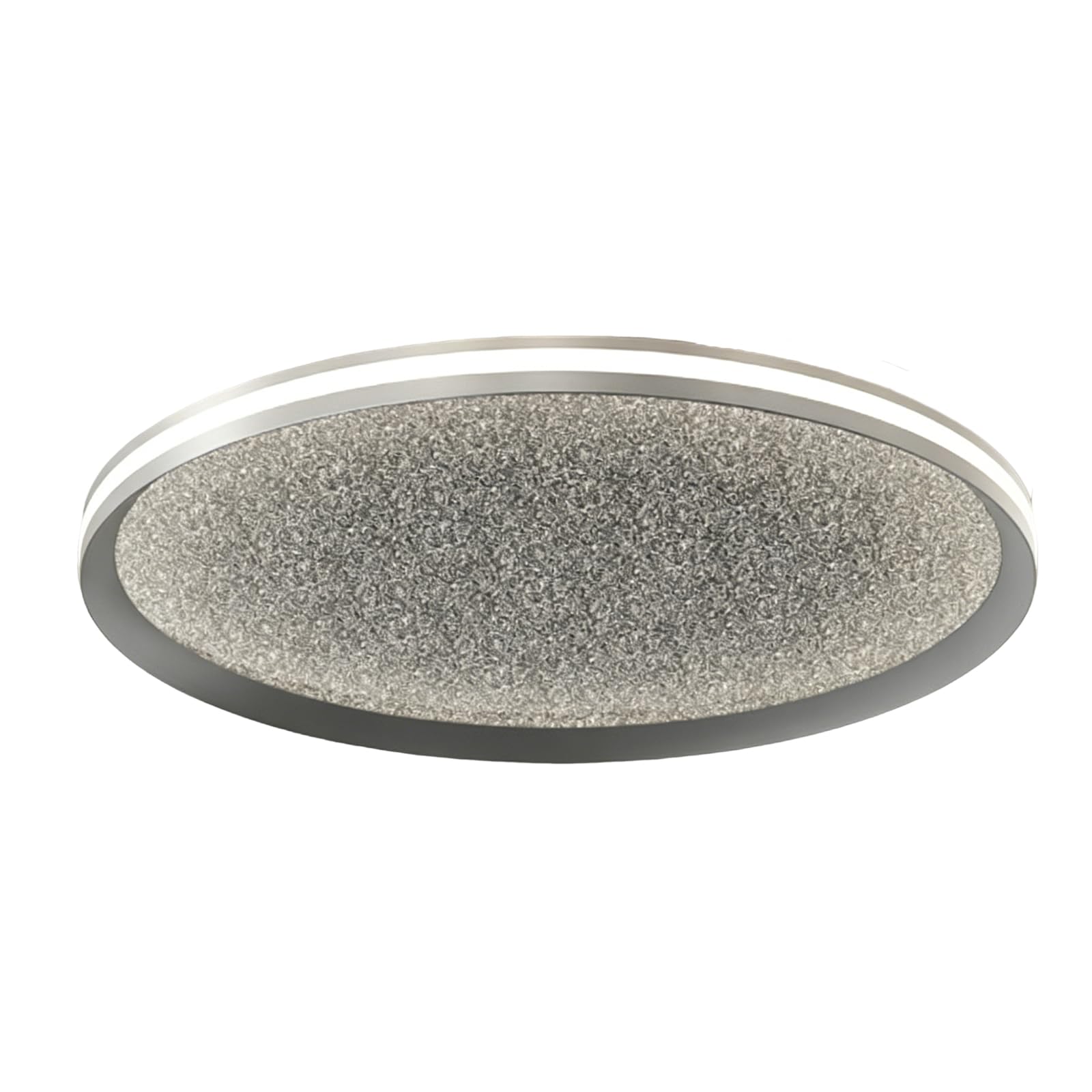 Wlbhwl Multicolor Modern Led Close To Ceiling Light, Round Gray Ultra-Thin Flush Mount Ceiling Lighting Fixture, Dimmable With Remote Control Minimalist Kitchen Light Fixtures For Bedroom, Entryway, Living Room,