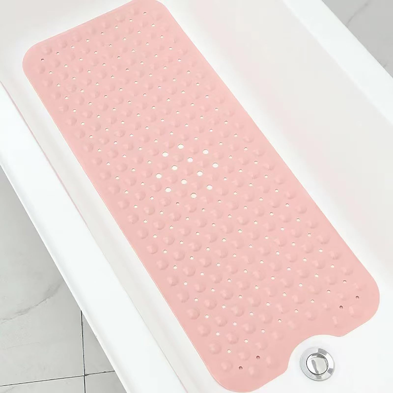 Generico Tappeto Bagno in PVC Antiscivolo Anticaduta con Ventose per Vasca e Doccia | Lavabile in lavatrice con ventose
