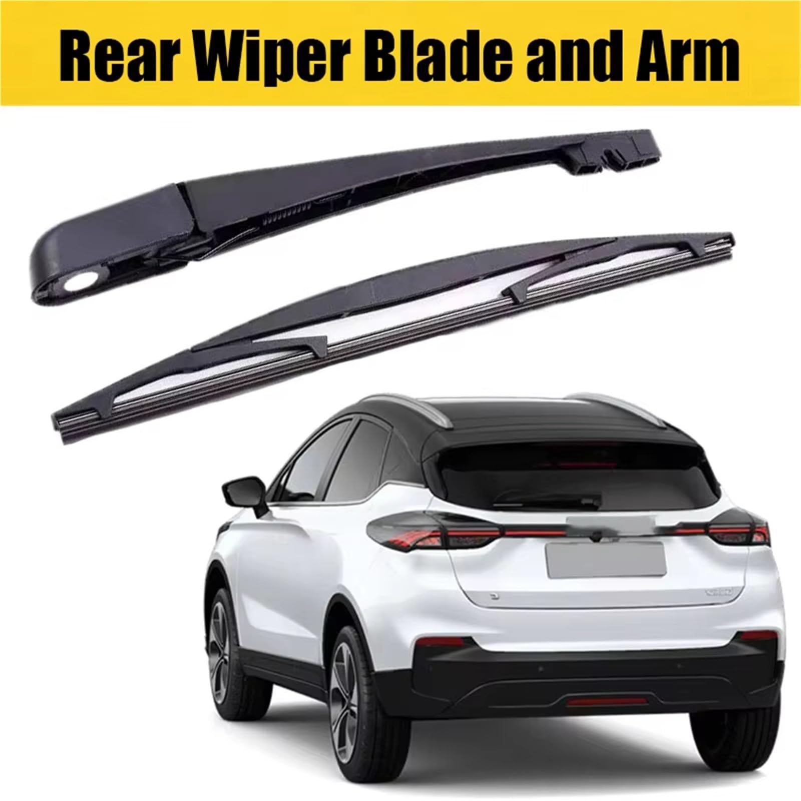 Limpiaparabrisas Trasero Para Geely Para Geometry Para C 2020-2025 Limpiaparabrisas Ventana Portón Trasero Cepillo De Lluvia Para Coche 12" Escobilla Limpiaparabrisas