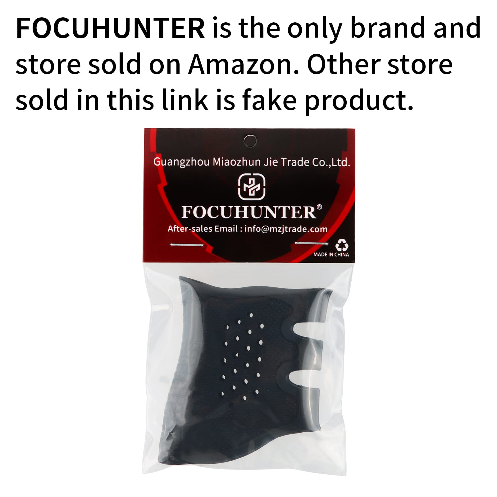 Guance Tattiche Per Pistola FOCUHUNTER | In Gomma Antiscivolo | Per Modelli GK E M92 | Colore Khaki