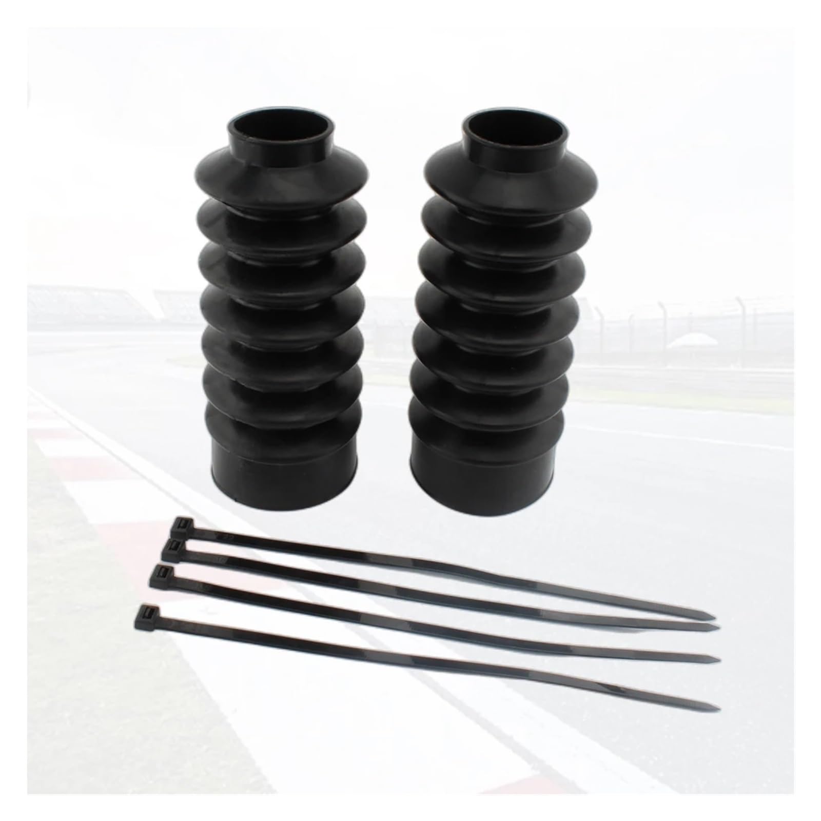 Adatto Per Harley Davidson Sportster XL883 XL1200 1988-2013 Per FXD 1995-2005 Copertura Forcella Anteriore Protezione Per Moto SOFFIETTI FORCELLA IN GOMMA Copri Forcelle(A)