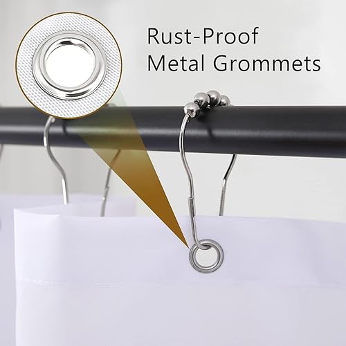 Miniatura 5 de Cortina de ducha de esqueleto de calavera de vaquero occidental, divertida, gótica de Texas, espeluznante, única hueso mexicano en la bañera,