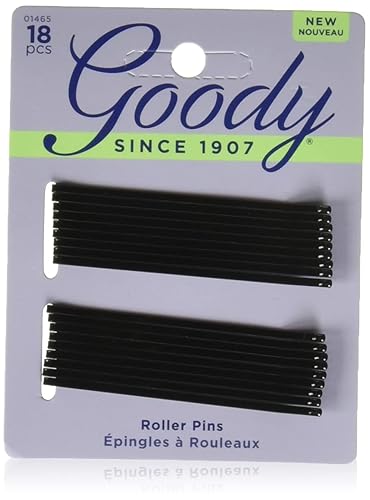 Invisibles para el cabello Goody Styling Essentials, de 2 pulgadas, 60 unidades, Negro