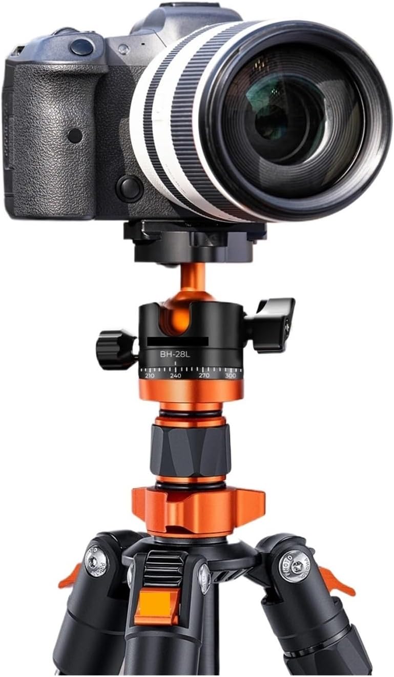 Camera Support Tripod, 62inch /1.6m Aluminum Tripod Detachable Monopod with Quick Release Plate Ball Head and Compact Travel Carrying Bag ,for Photography