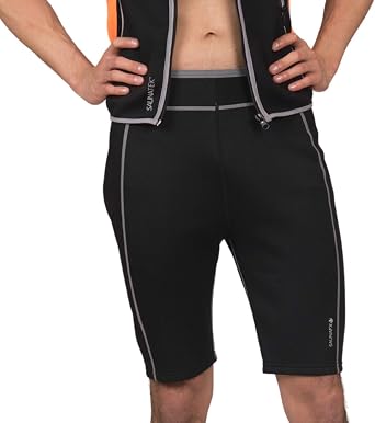 Mens Sauna Sweat Suit Shorts for Exercise and Heat Training, Neoprene