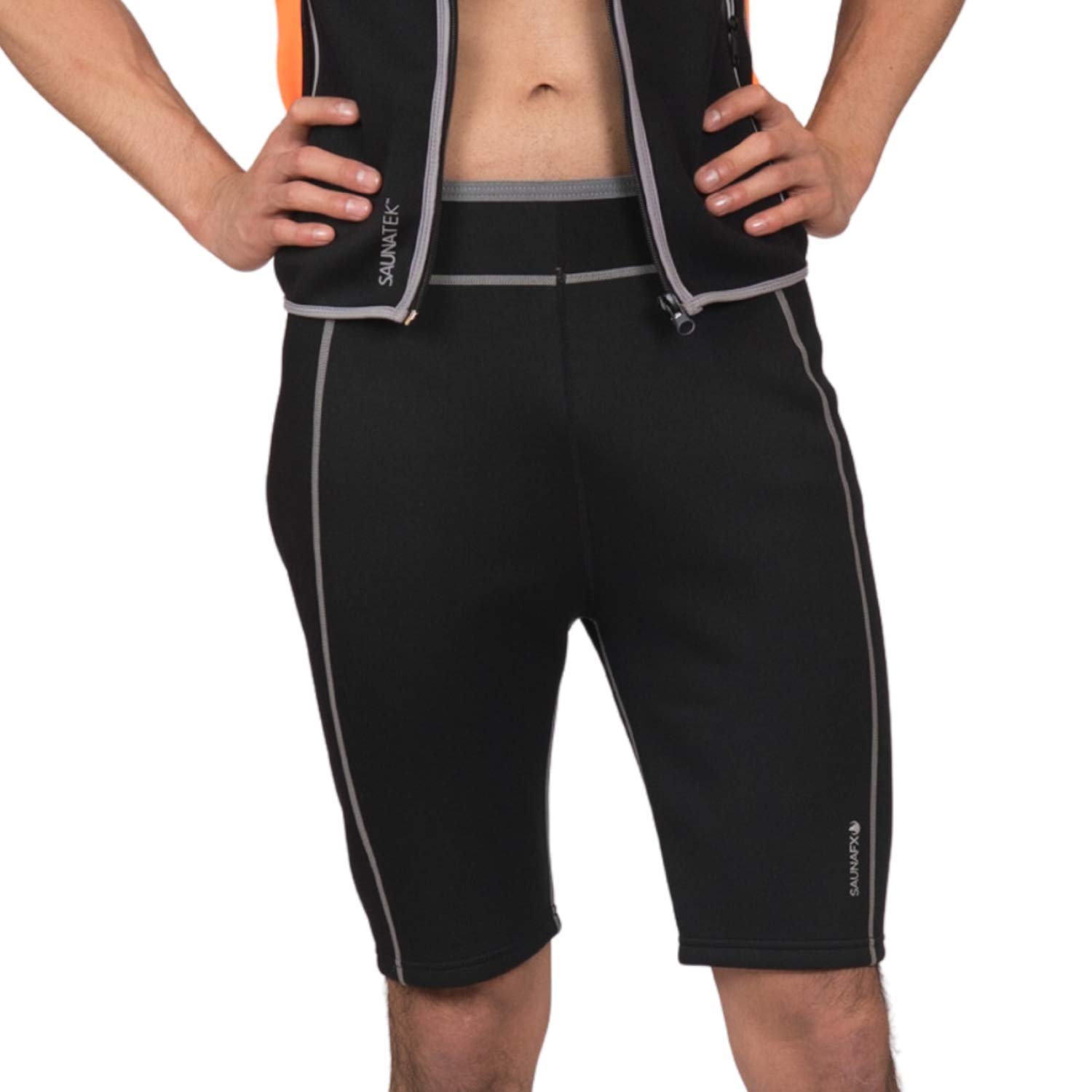 Pantalones cortos de neopreno para hombre que potencian la sudoración y el calor 7