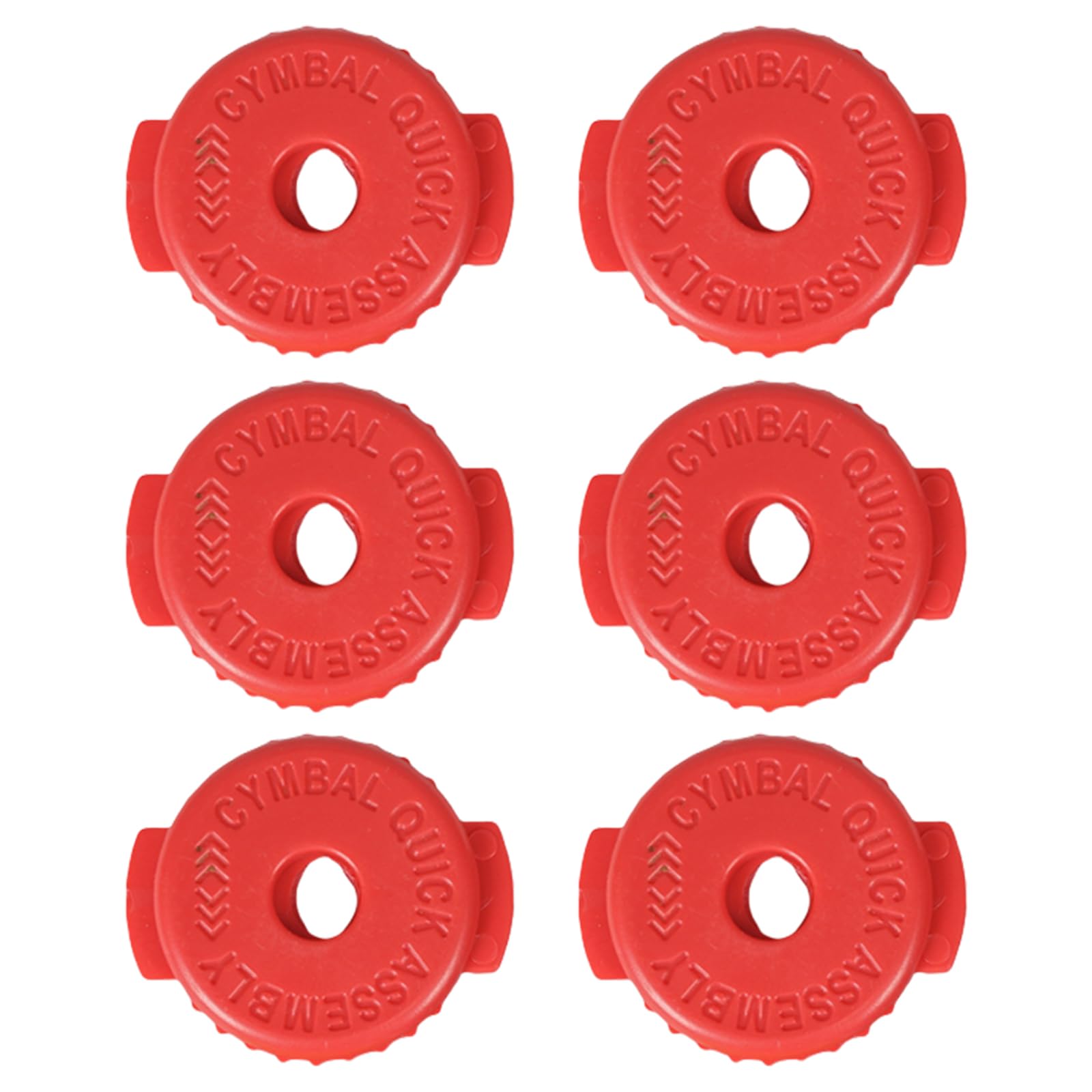 Xjdzineq Of 6 Silicone Cymbals Nut Quick Releasing Drum Accessories Cymbals Fastener Nut for Percussion Instrument Part Musician Drum Accessories