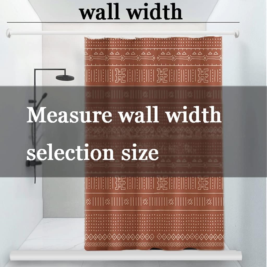 Best Shower Curtain Farmhouse Style Shower Curtain with Hooks Polyester Fabric Shower Curtains Liners for Bathroom Decor Extra Long Tub Curtains Bath Decor (A 220x200cm)