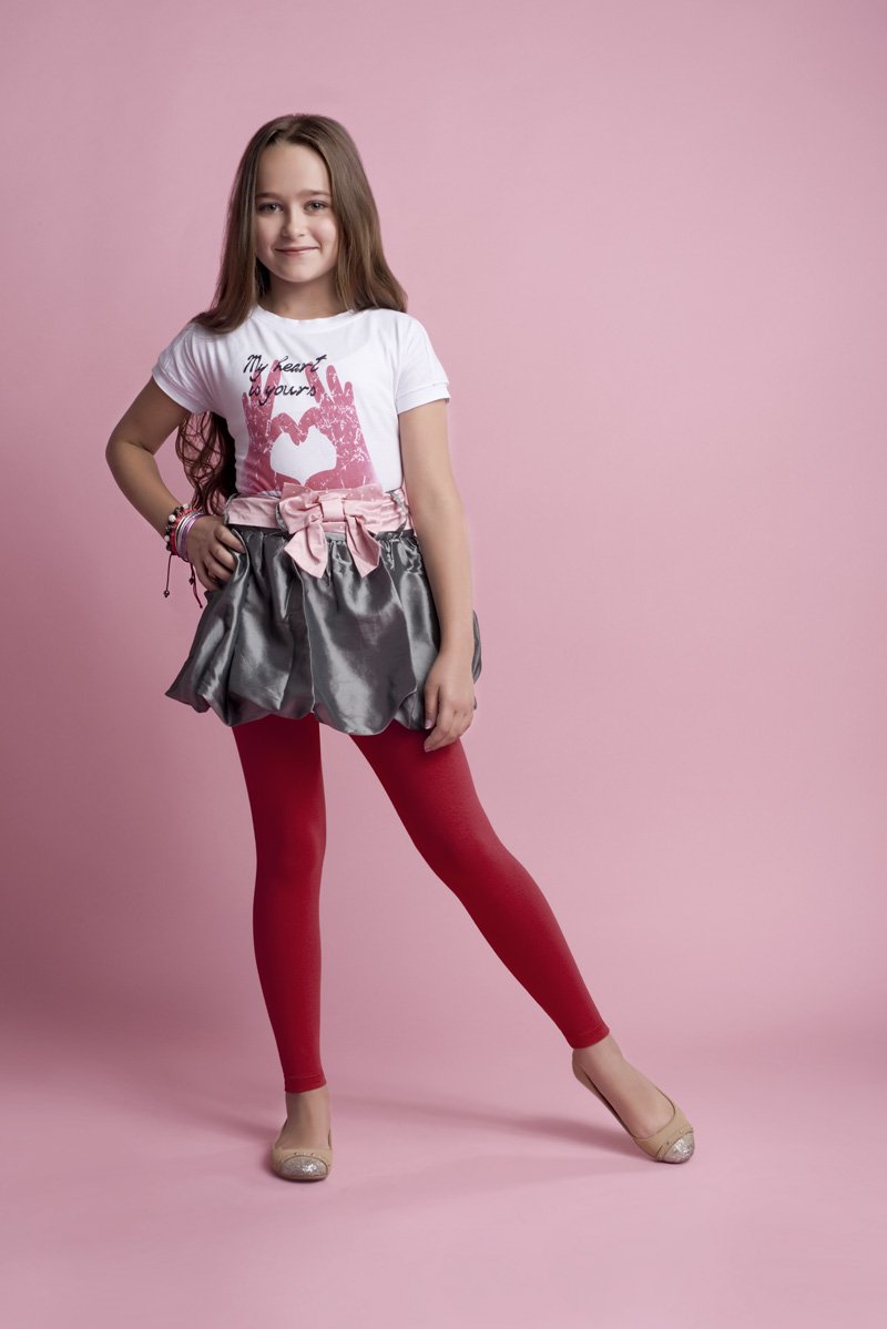 infatti Leggings in Cotone per Bambina, Pantaloni Morbidi e Comodi per Bambini, Allenamento Casual, Stile Elegante, Abbigliamento Basic Zoe