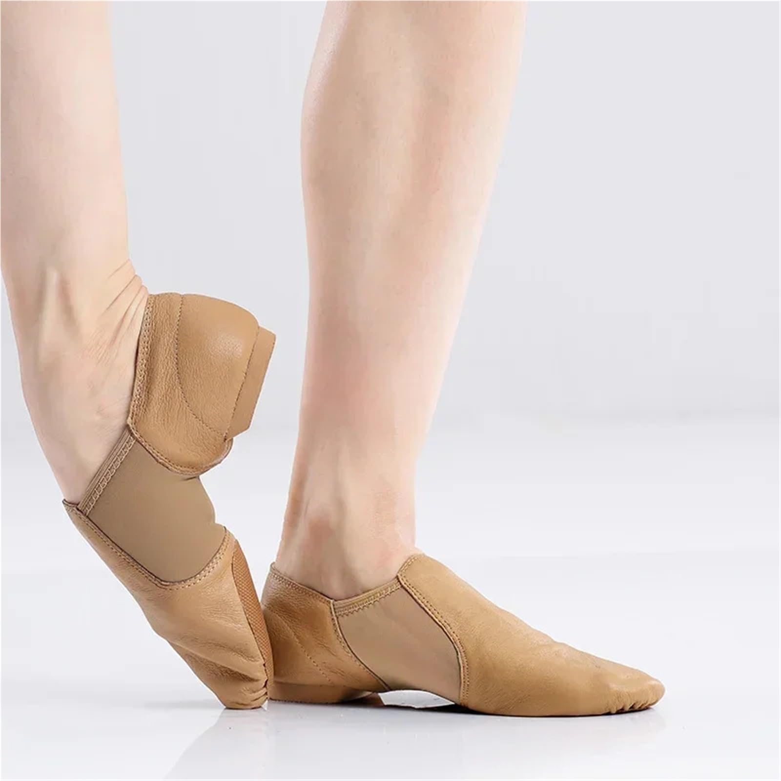 Jazz Schuhe Mädchen Tanzschuhe Jazz Slipper Ballettschuhe Tanzen Jazz Sneakers Frau Gymnastik Unisex Slip On Jazz Dance Schuh(Black,35)