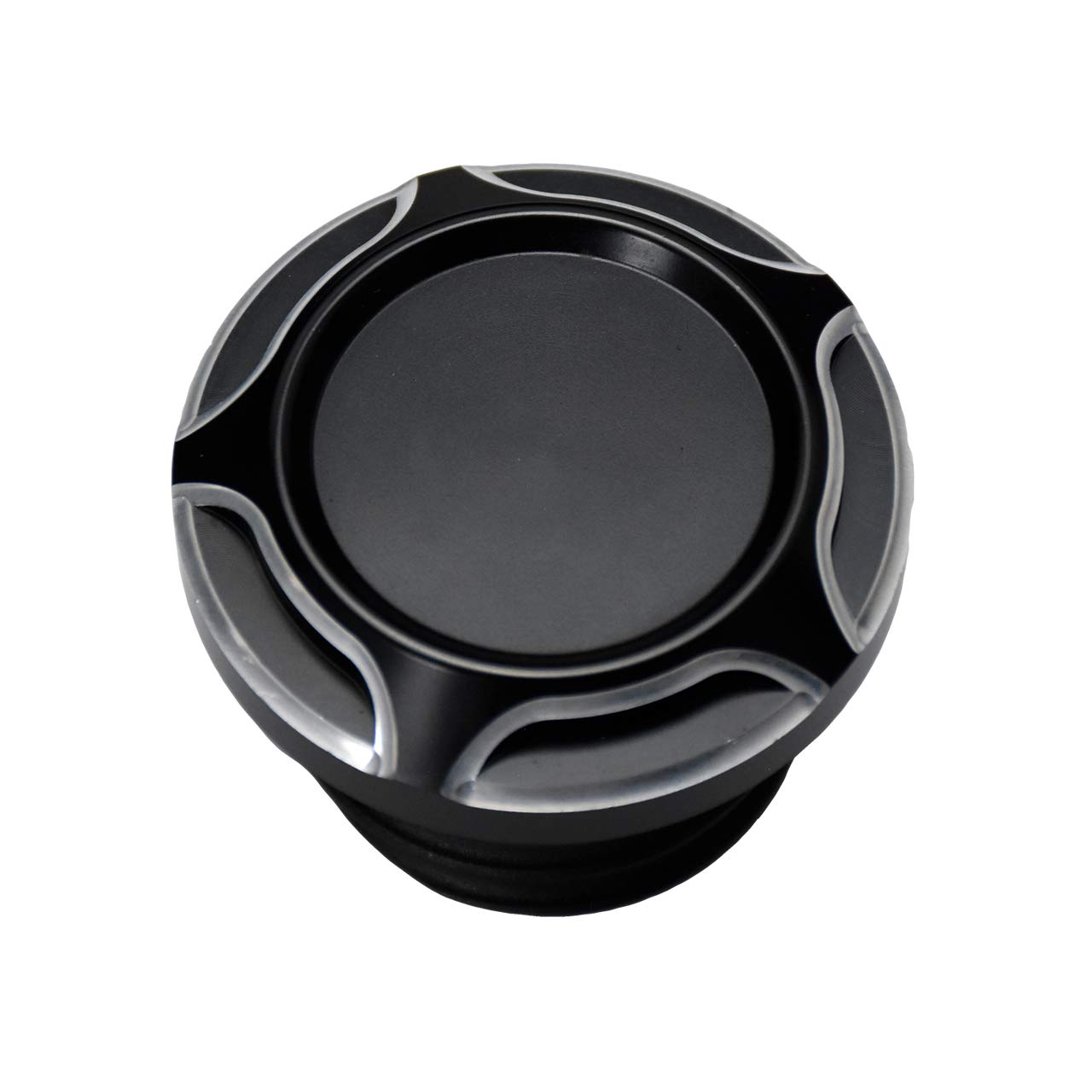 HDBUBALUS Motorcycle CNC Aluminum Fuel Gas Tank Vented Decorative Oil Cap Fit for Harley Touring Road King Softail Dyna Sportster XL 1200 883