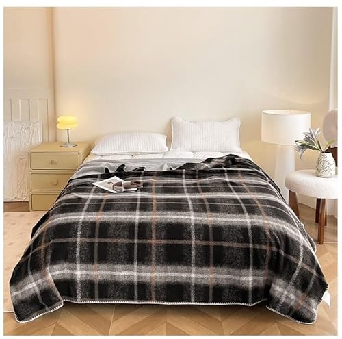 Manta De Falso Cachemir Ultra Suave - Lujosamente Mullida Y Ligera para La Úsala como Estola para El Sofá, Cubrecama, Chal Viaje O Acento Decorativo para Hogar Oficina(Style-5,150 * 200cm)