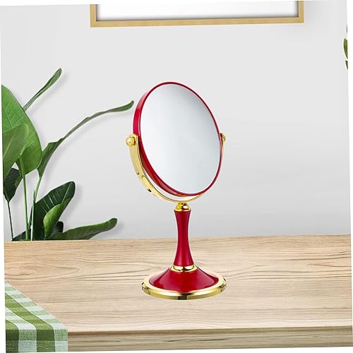 Miniatura 8 de Veemoon Espejo de maquillaje con lupa, espejo grande de maquillaje con luces y aumento, espejo de mesa de maquillaje, espejo de mesa, espejo