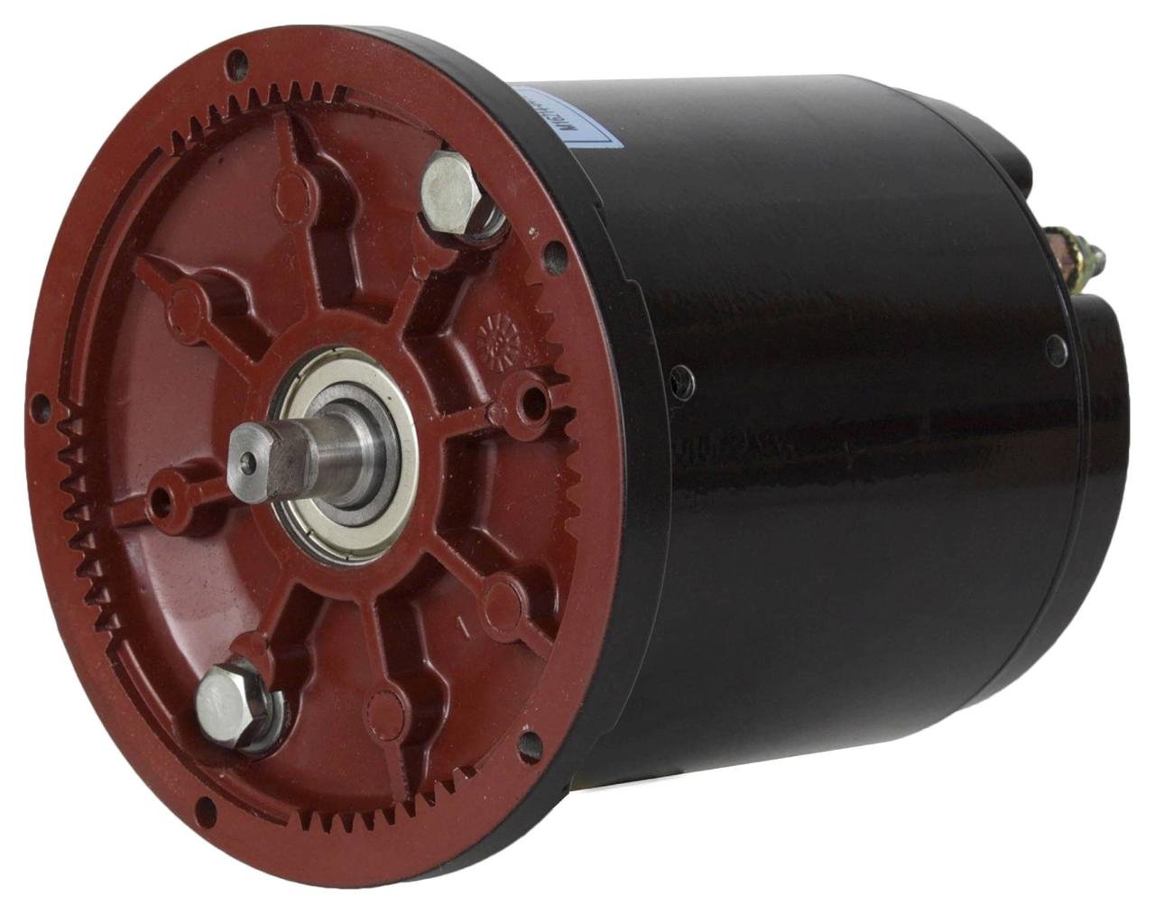 RAREELECTRICAL 12V Permanent Magnet Winch Motor Compatible with Warn M6000 13718 Venturo Halidex Lift Moore 12 Volt Reversible 4.8 Inch Replaces 4348720M048hm Sm43487 14114