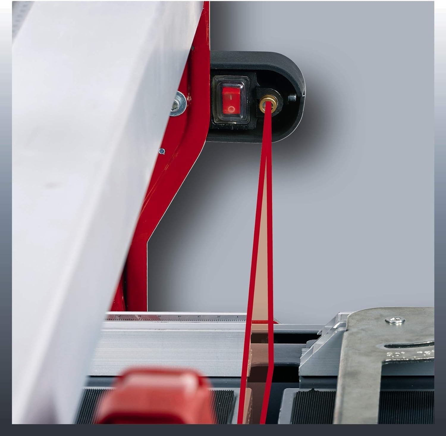 Einhell 4301220 - Mesa de corte ceramico refrigerada por agua TE-TC 920 UL Expert, 900 W, 240 V, disco de diamante 200 x 25,4 mm, rojo2