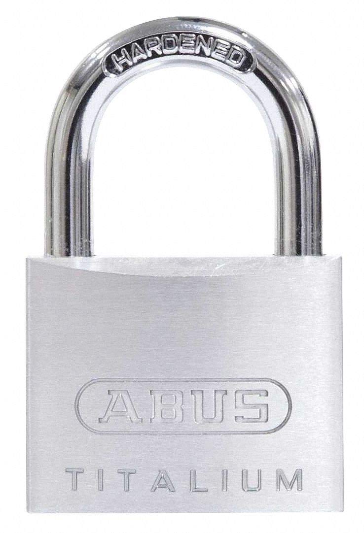 64TI/40 Titalium™ Aluminum Alloy Padlock Keyed Different by ABUS – Aluminum