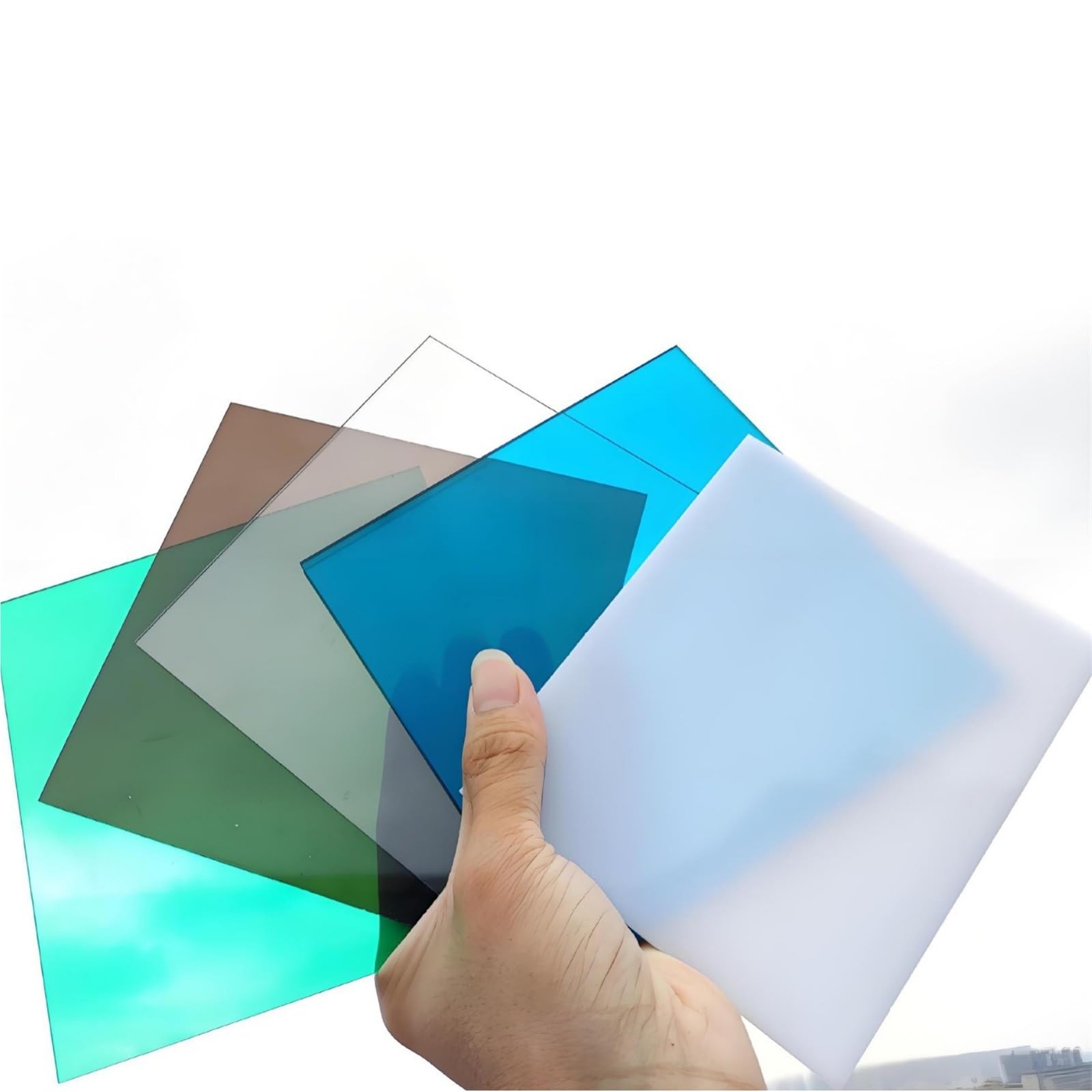 Plaque acrylique transparente antichoc et résistante aux UV pour couverture