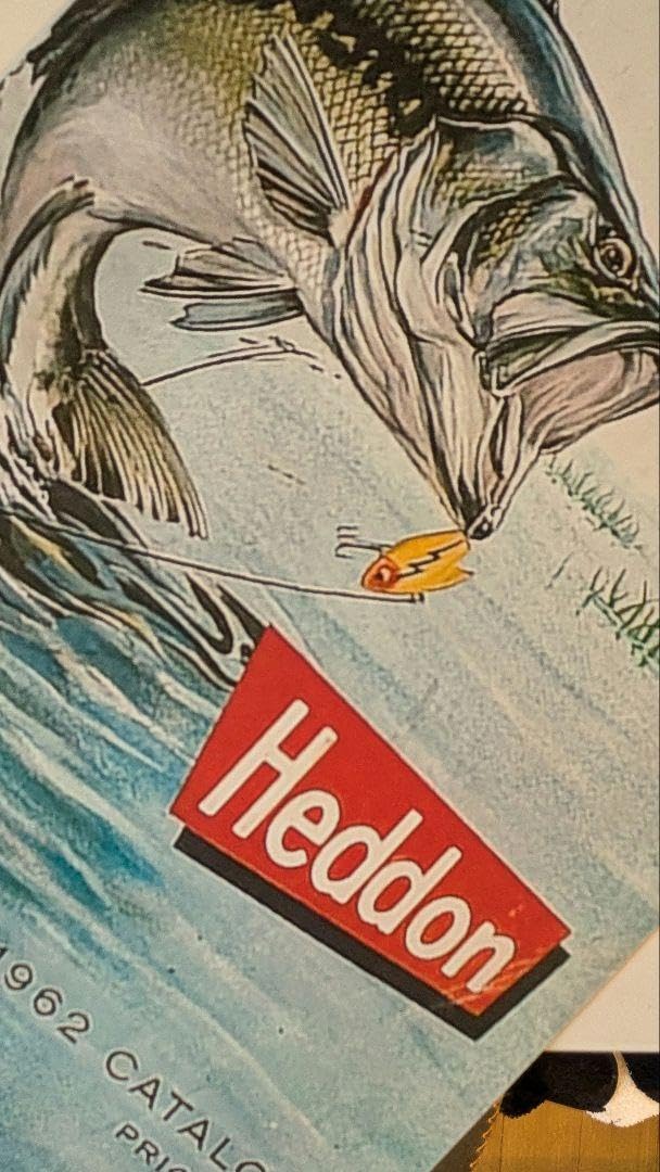 Amazon.co.jp: Heddon ヘドン バス ルアー フィッシング ブリキ看板