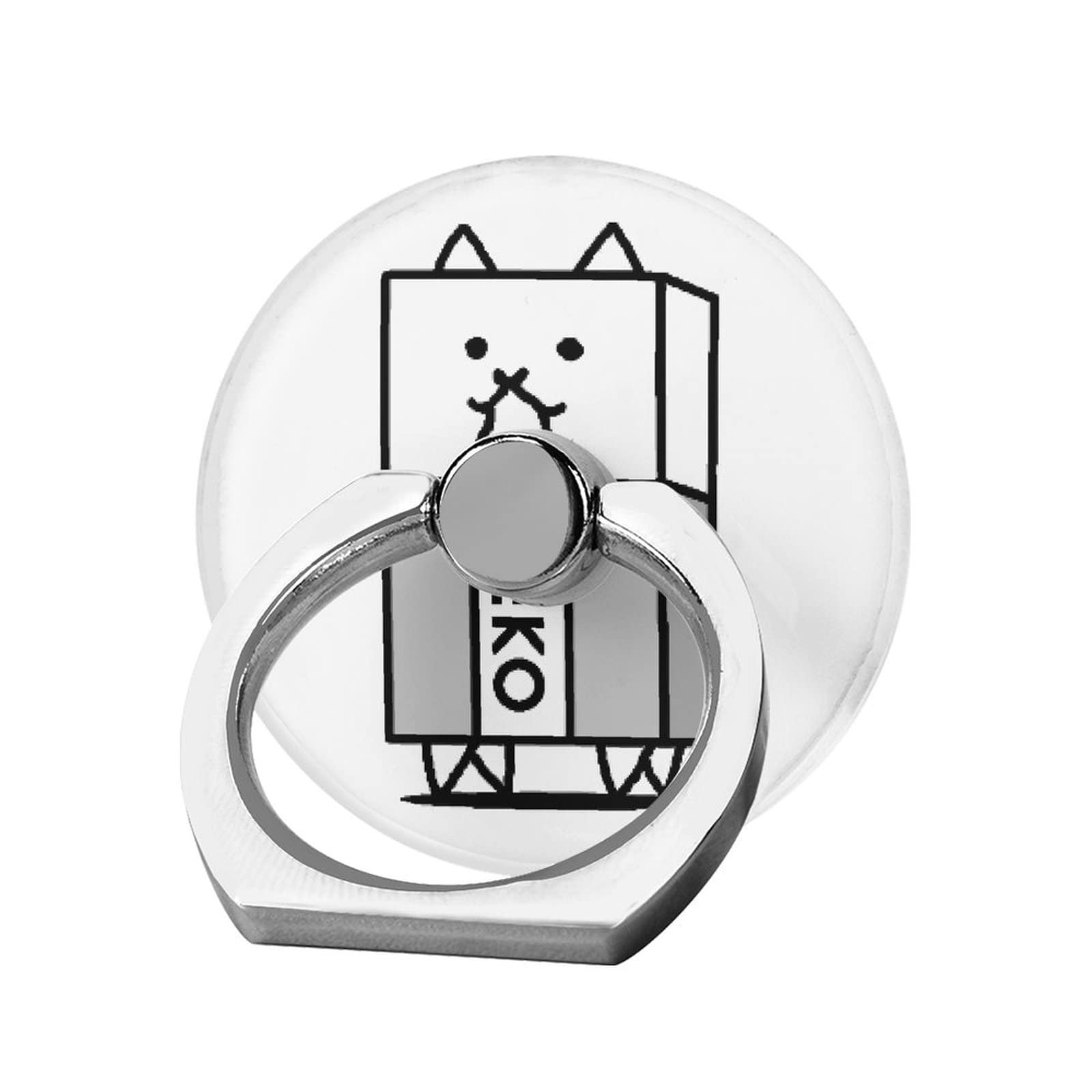 BIGLOBEスマホリング Amazon.co.jp: 2個入り スマホリング 指輪型 にゃんこ大戦争 携帯