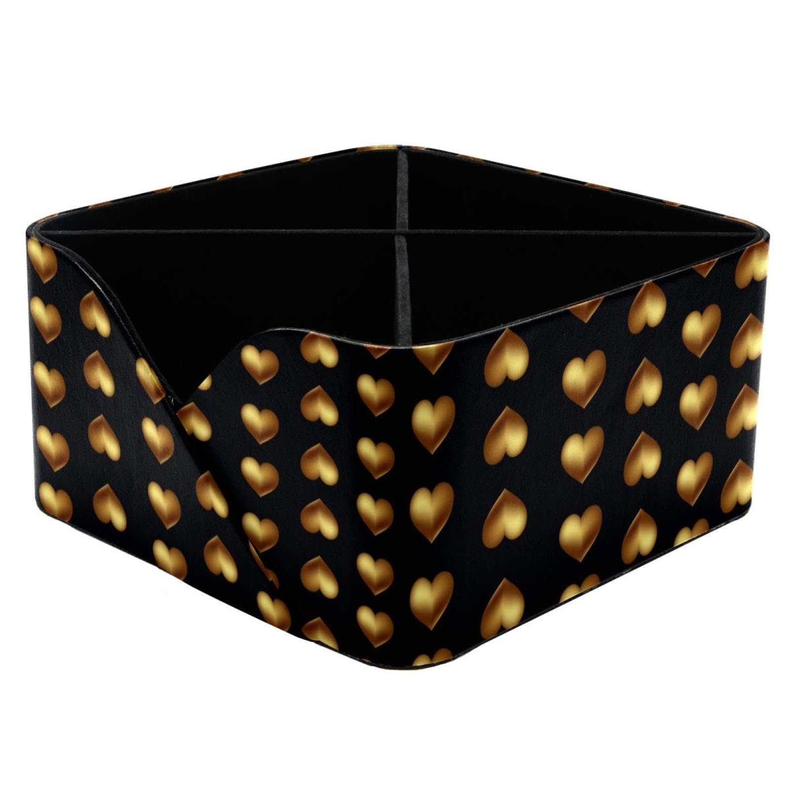 Fournitures de bureau pour la maison chic trieur cœur doré noir