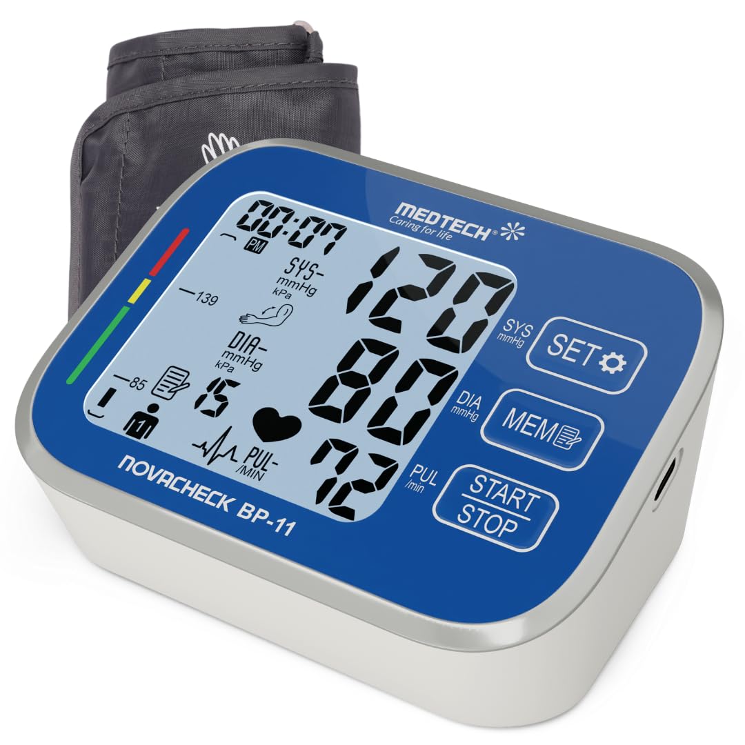 MEDTECH® BP11BL (Backlit Display) Fully Automatic Portable Digital Blood Pressure Monitor with Smart MDD Technology - Cuff Size - 22-42cm (B0B7828Q78) Amazon Price History, Amazon Price Tracker