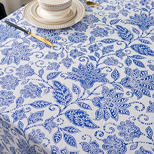 Pioggia CHRISTMAS Vinyl Tablecloth With Flannel Backed Waterproof Oil-Proof Pvc Table Cloth Wipeable Spill-Proof Plastic Table Cover thumb #4