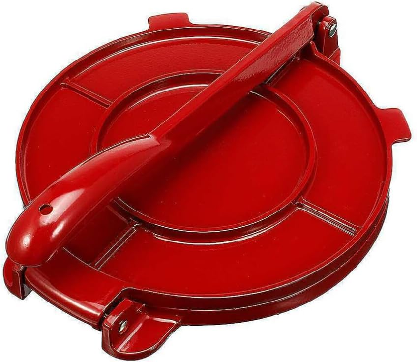 VOSAREA Aluminum Tortilla Press: Heavy Duty Corn Dough Presser Quesadilla Maker Tortilla Maker Flour Taco Presser Roti Maker Pancake Press Dumpling for Tortilla Flour