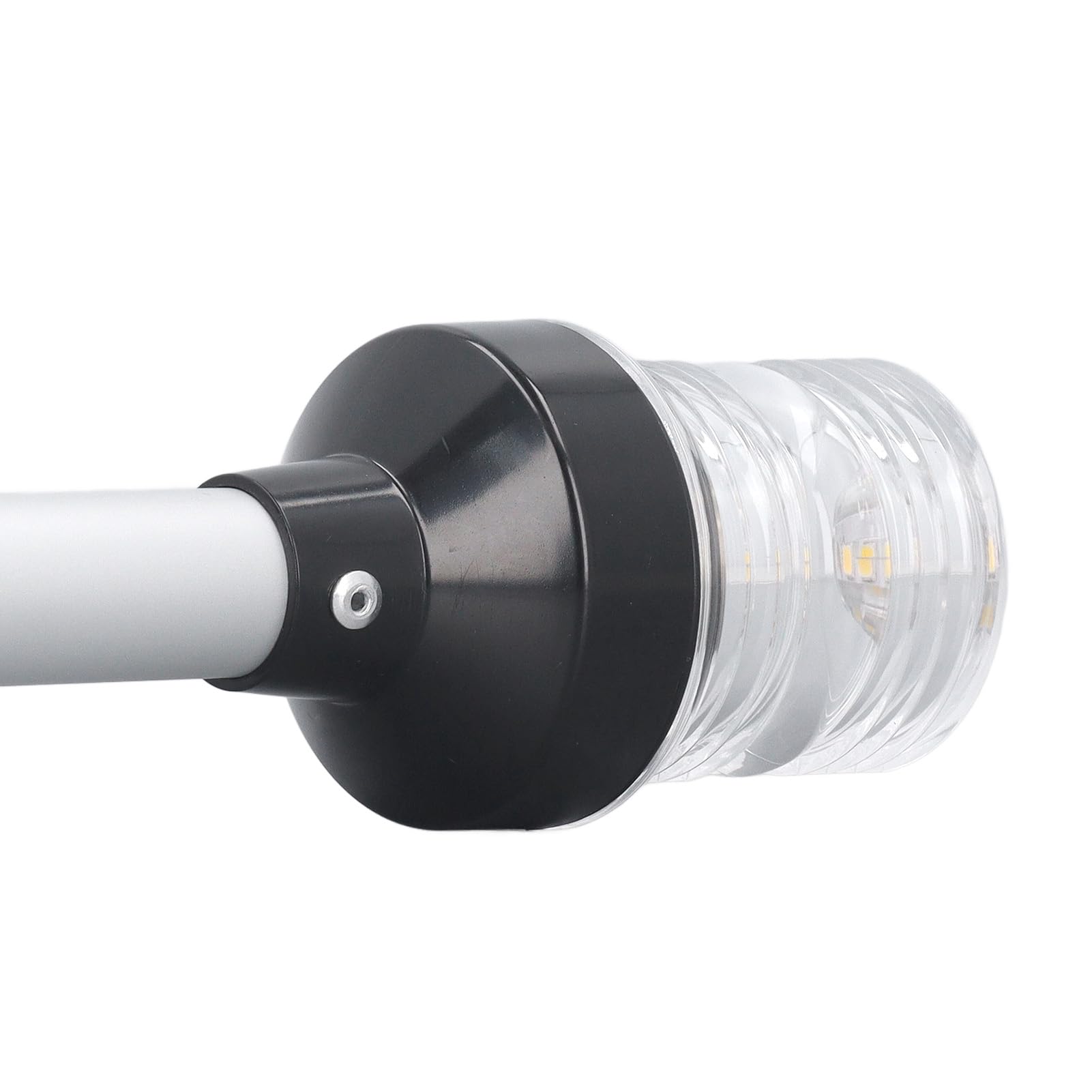 Yctze Luce di Poppa per Barca LED 12 Pollici Ripiegabile a 360 Gradi per Navigazione su Pontone, Pesca e Motoscafi - Impermeabile IP66, Alta visibilità 2NM, Struttura in Alluminio e PC, 12V‑24V