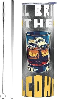 I'll Bring The Alcohol Tumbler 20 Oz Stainless Steel Mug Coffee Tumblers Travel Car Mugs0